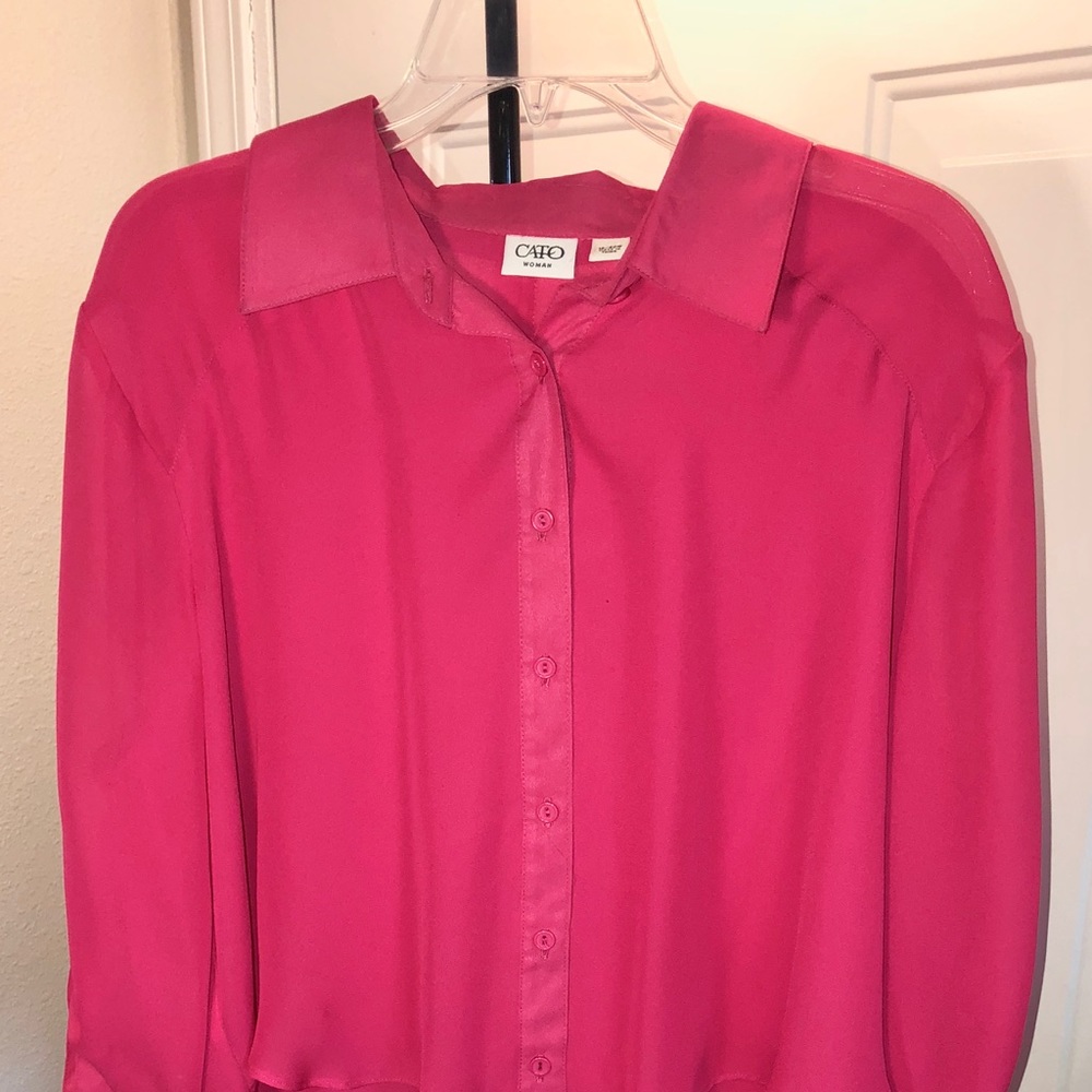 Fuchsia blouse